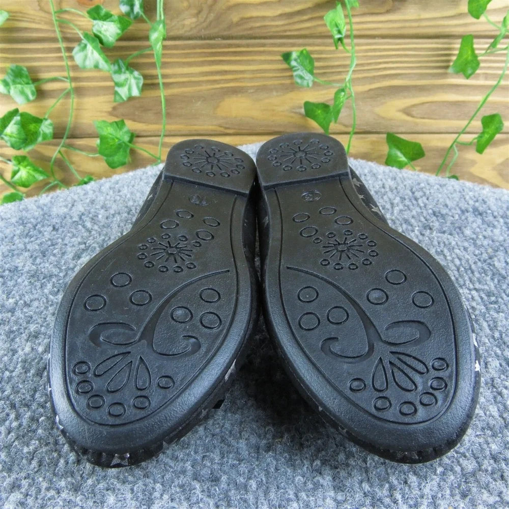 Kensie Girl Youth Girls Ballet Shoes Size 13 Medium Black Synthetic Slip‎ On